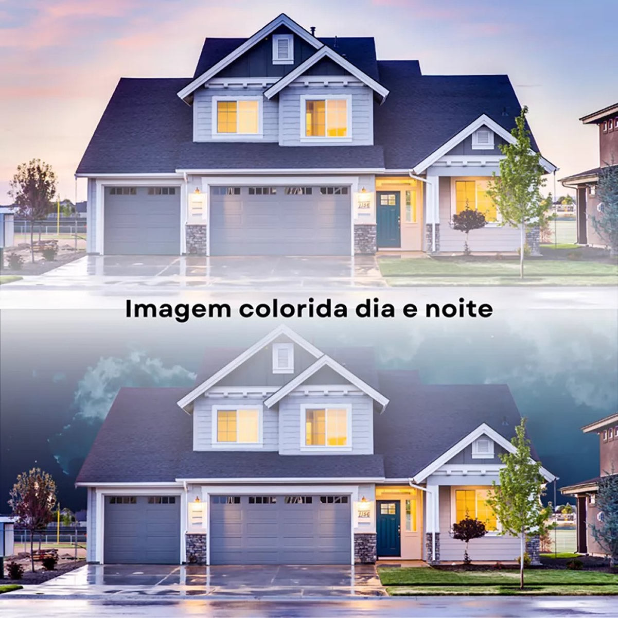 Câmera Inteligente Wifi Novadigital Externa Bateria Solar HD Nuvem IA IP Alexa APP Vico Home