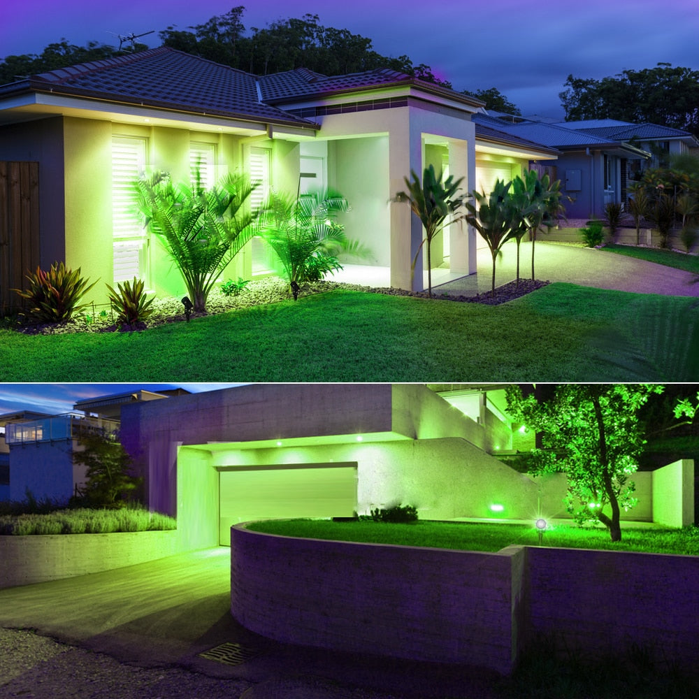 Iluminação Para Jardim Estilo Holofote Solar de 2W