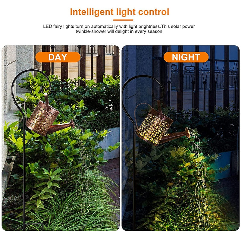 Iluminação de Jardim Estilo Regador Solar