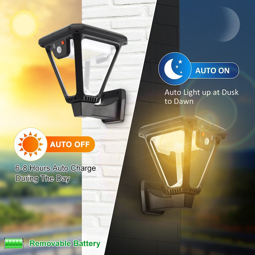 Iluminação Solar Estilo Rústico