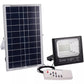 Refletor 100w Led a Prova D´àgua Energia Solar Controle Remoto Holofote Completo
