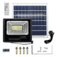Refletor Solar Led Holofote 500w Placa Bateria Prova Dágua Carcaça Preto Luz Branco-frio