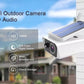 Câmera Ip Bullet Segurança Wifi Ip66 Energia Solar Full Hd Cor Branco