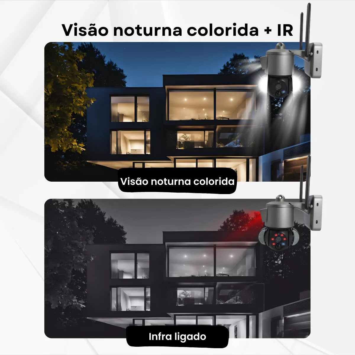 Câmera Energia Solar Wi-fi 5g C/ Chip 4g Monitorar Área Rural