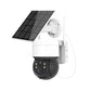 Câmera de segurança SMART CAMERA Speed Dome Solar Energia Solar com resolução 3MP - branco/preto