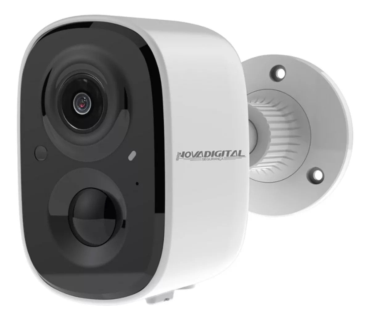 Câmera Inteligente Wifi Novadigital Externa Bateria Solar HD Nuvem IA IP Alexa APP Vico Home