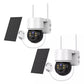 Kit 2 Câmera Segurança Externa E Interna Wifi Placa Solar Hd