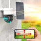 Kit 2 Câmera Segurança Externa E Interna Wifi Placa Solar Hd