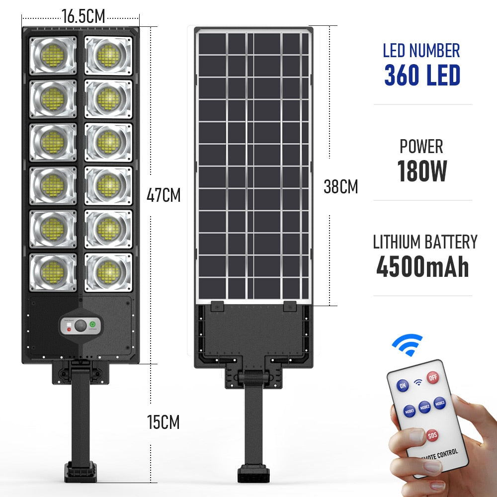 Refletor Solar de 120 a 504 LEDs