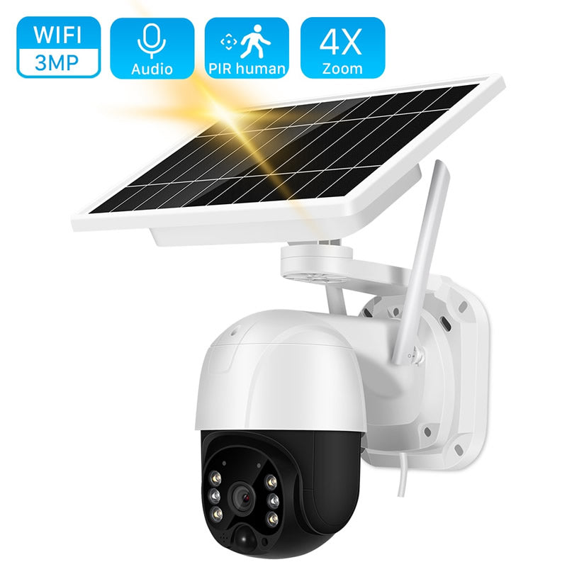 Câmera de Segurança Painel Solar 3MP
