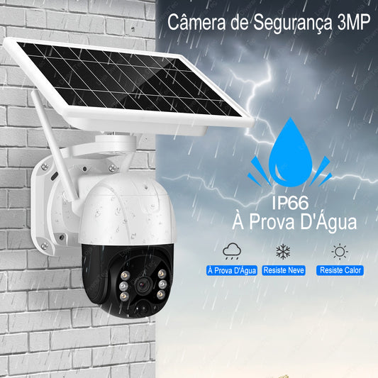 Câmera de Segurança Painel Solar 3MP
