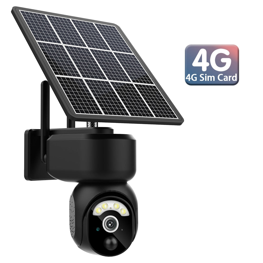 Câmera de Segurança Painel Solar 4MP 4G