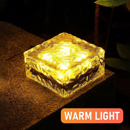 Iluminação de Jardim Estilo Cubo de Gelo