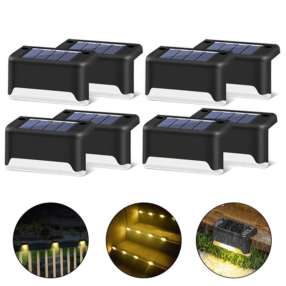 Iluminação Solar Decorativa Para Escadas