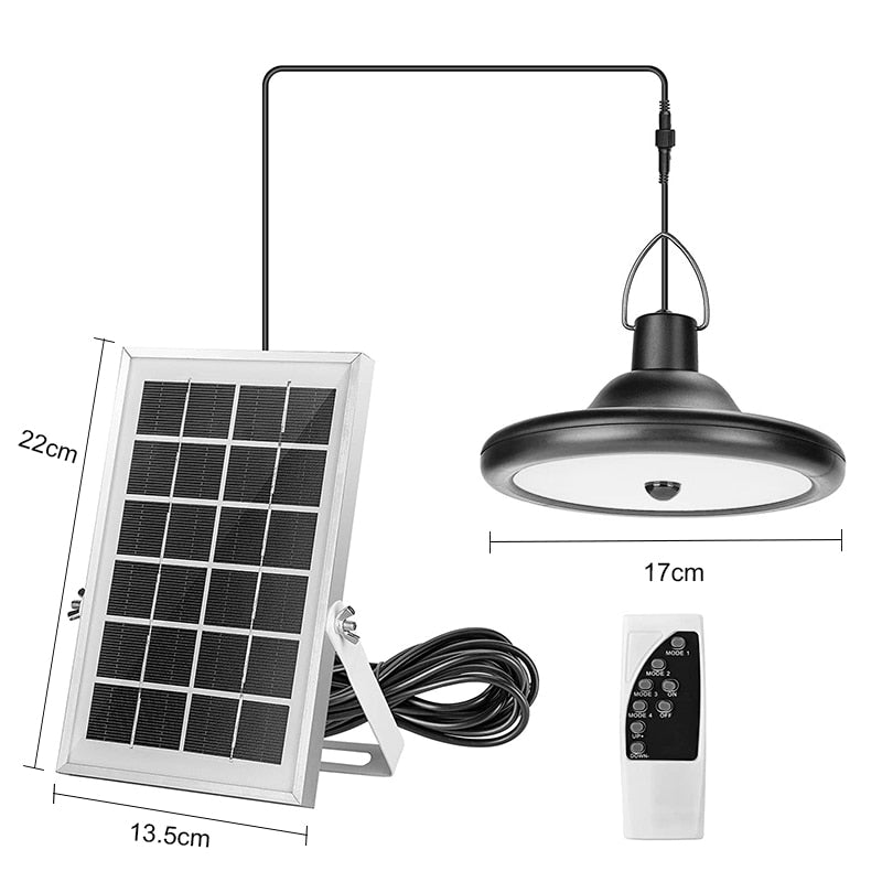 Iluminação Recarregável Painel Solar